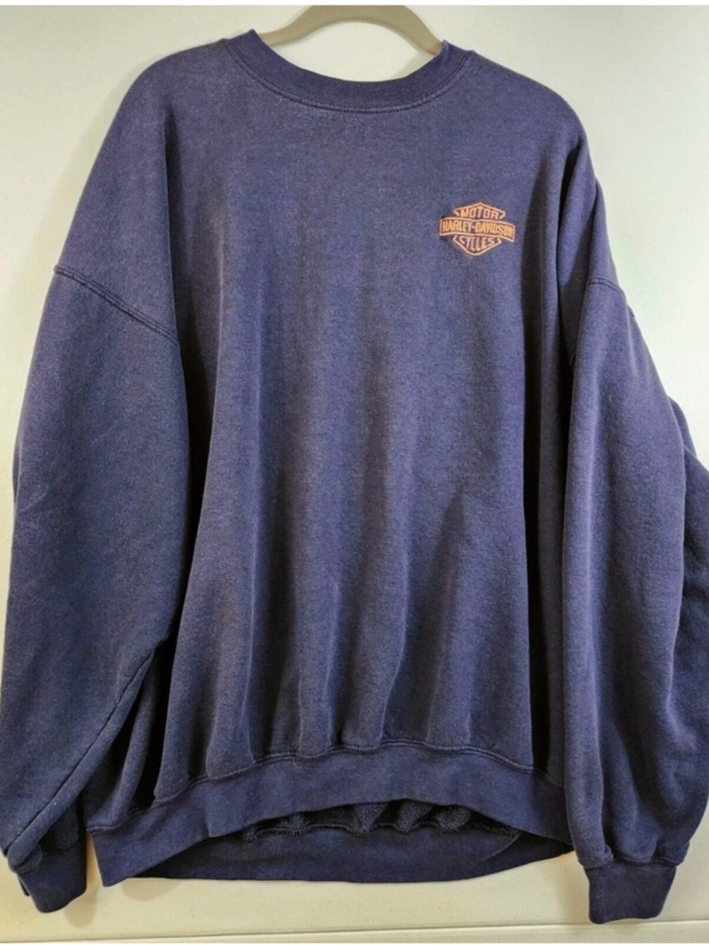 Harley Davidson Mens XXL Basic Logo Blue Sweatshirt Pullover
Crewneck Sweater